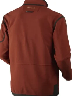 Härkila Kamko Windstopper -fleecetakki, punainen/ruskea