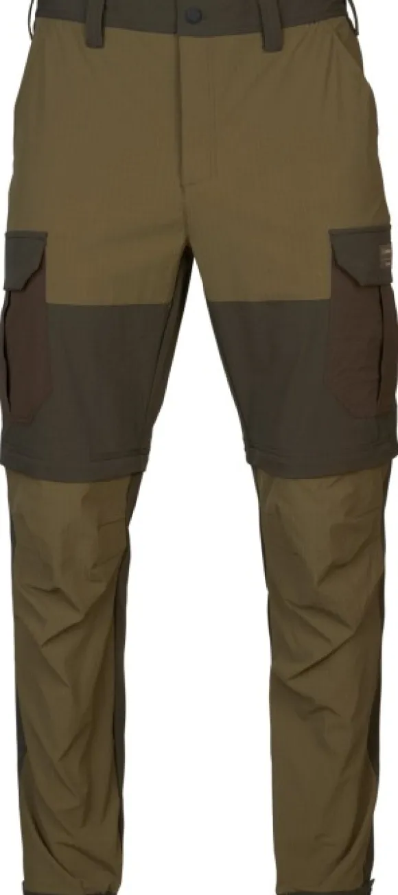 Härkila Logmar Lightweight Zip-Off Trouser Dark Olive/Willow Green