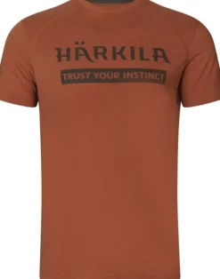 Härkila Logo S/S T-shirt paita, Arabian Spice