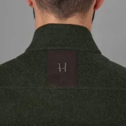 Härkila Metso Full Zip vetoketjullinen villapaita, tummanvihreä