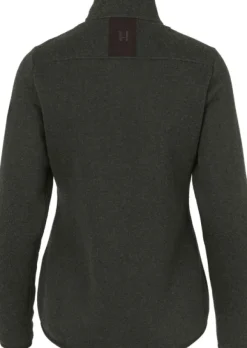 Härkila Metso Full Zip Women naisten villapaita, tummanvihreä