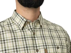 Härkila Milford Shirt kauluspaita, Beech Green Check