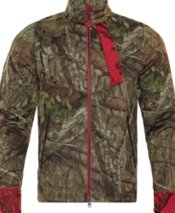 Härkila Moose Hunter 2.0 -fleecetakki, MossyOak Break-Up Country/Red