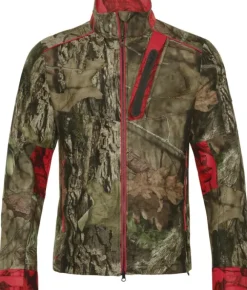 Härkila Moose Hunter 2.0 WSP -fleecetakki, MossyOak Break-Up Country/Red