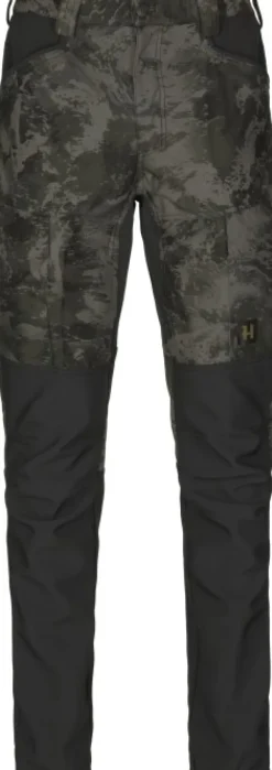 Härkila NOCTYX Camo Silent Trousers metsästyshousut, AXIS MSP®Black