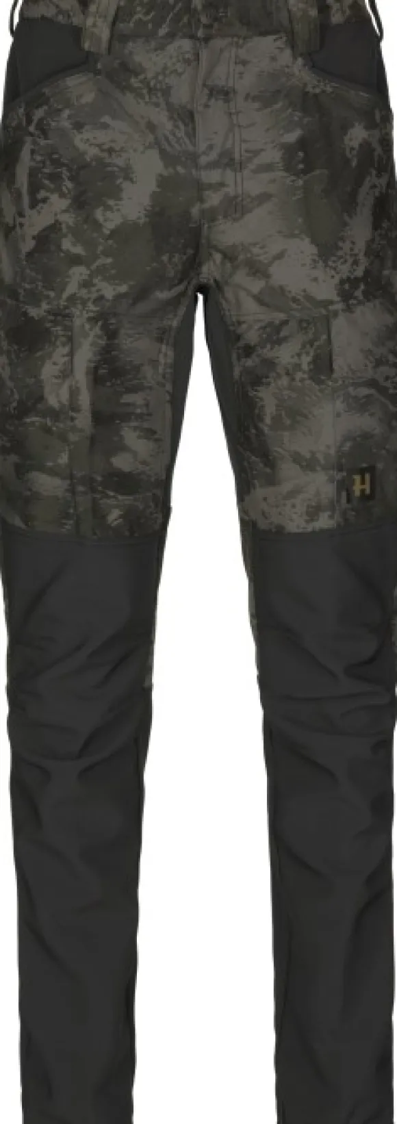 Härkila NOCTYX Camo Silent Trousers metsästyshousut, AXIS MSP®Black