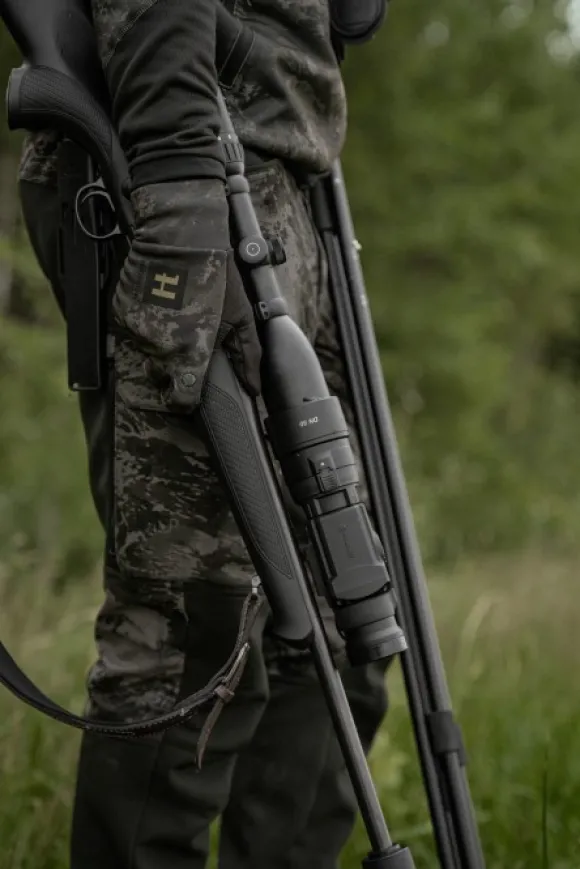 Härkila NOCTYX Camo Silent Trousers metsästyshousut, AXIS MSP®Black