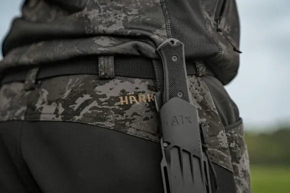 Härkila NOCTYX Camo Silent Trousers metsästyshousut, AXIS MSP®Black