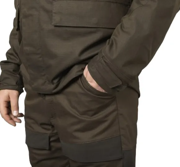 Härkila Nordic Hunter HWS Trousers metsästyshousut, tummanvihreä/ruskea