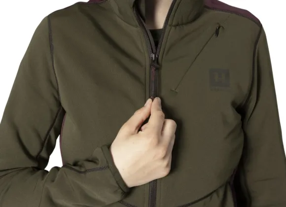 Härkila Oda Fleece Jacket naisten fleecetakki, Willow Green