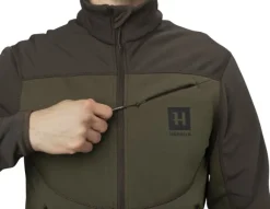 Härkila Olaf Fleece Jacket takki, Willow Green/Shadow Grey