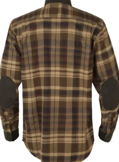 Härkila Pajala Skjorta flanellipaita, beige/ruskea