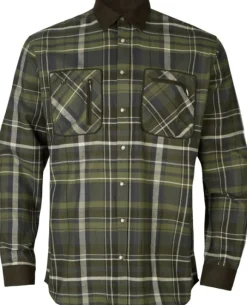 Härkila Pajala Skjorta flanellipaita, Olive Check