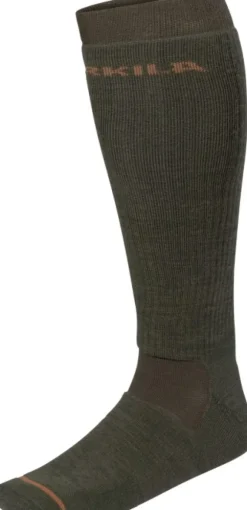 Härkila Pro Hunter 2.0 korkeavartinen sukka, vihreä/ruskea