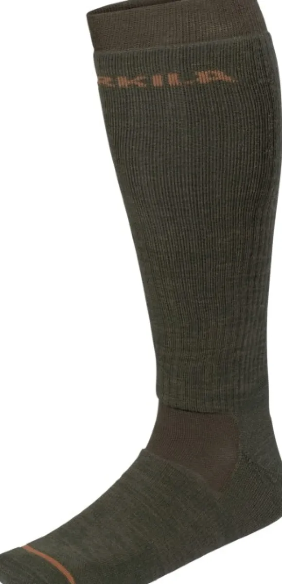 Härkila Pro Hunter 2.0 korkeavartinen sukka, vihreä/ruskea