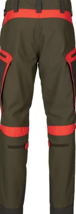 Härkila Pro Hunter Dog Keeper GTX Trousers Willow housut, vihreä/oranssi