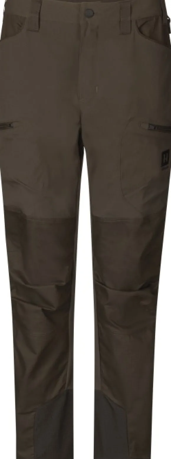 Härkila Runa Trouser naisten metsästyshousut, Slate Brown/Willow Green