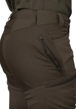 Härkila Runa Trouser naisten metsästyshousut, Slate Brown/Willow Green