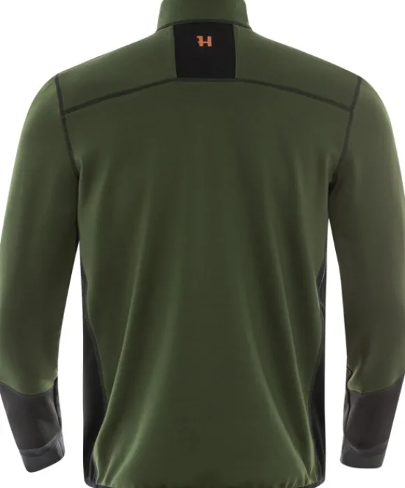 Härkila Scandinavian Fleece Jacket fleecetakki, vihreä/musta