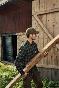 Härkila Scandinavian L/S Shirt paita, Green Check