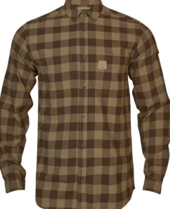 Härkila Scandinavian L/S-Shirt Antique Bronze Check