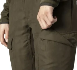 Härkila Scandinavian Trousers Women Willow naisten metsästyshousut, ruskea/vihreä