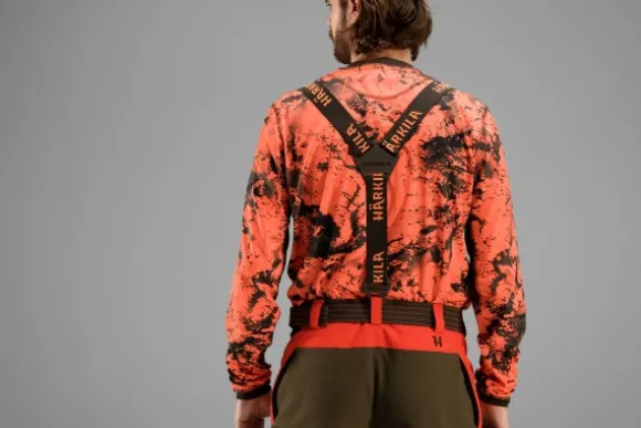 Härkila Wildboar Protech Henkselit Brown/Orange Blaze