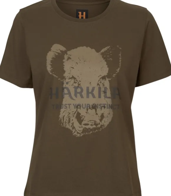 Härkila Wildboar S/S T-Shirt Women Willow Green