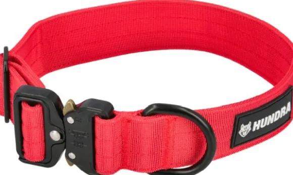 Hundra taktinen kaulapanta S-M, punainen