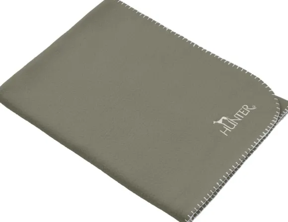 HUNTER Blanket Casper fleecepeitto, 140x100 cm, Olive Green