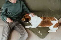 HUNTER Blanket Casper fleecepeitto, 140x100 cm, Olive Green