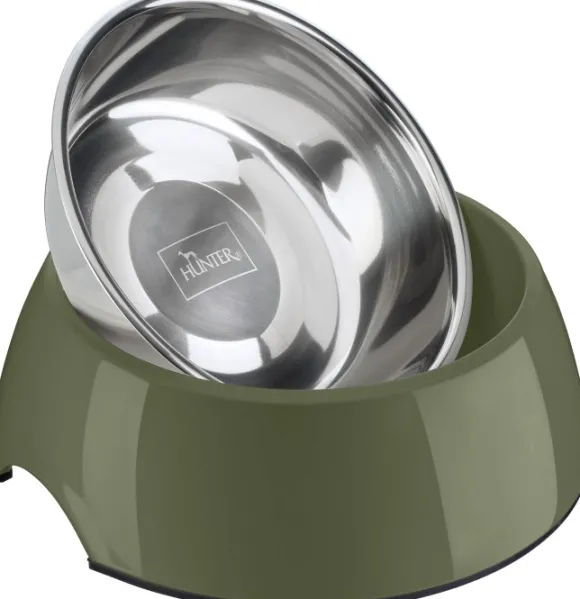 HUNTER Bowl Melamin koirankuppi, 160 ml, Khaki