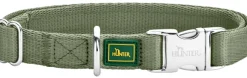 HUNTER Inari Collar Alu-Strong koiran kaulapanta, 30 - 45 cm, Linden Green