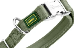 HUNTER Inari Collar Alu-Strong koiran kaulapanta, 30 - 45 cm, Linden Green