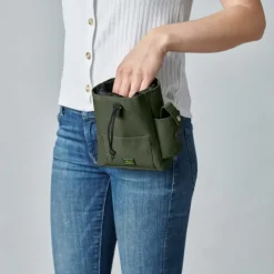 HUNTER Tyra Beltbag koiran tarvikelaukku, maastonvihreä