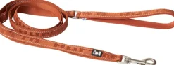 Hurtta Casual Reflective Leash ECO talutushihna, 180 cm, ruskeaoranssi