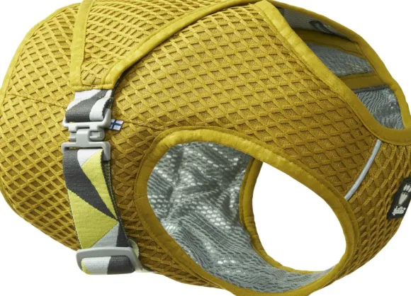 Hurtta Cooling Wrap viilennysliivi, 55 - 75 cm, tummakeltainen