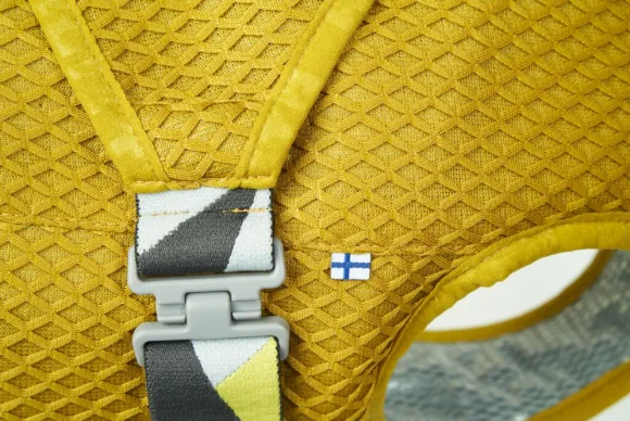 Hurtta Cooling Wrap viilennysliivi, 55 - 75 cm, tummakeltainen