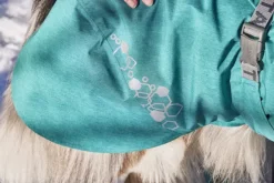 Hurtta Monsoon Coat II ECO koirantakki, 60-70 cm, Peacock