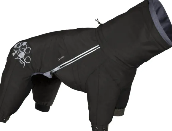 Hurtta Mudventure ECO Overall koiran sadehaalari, 60M-65M, Raven