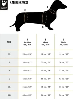 Hurtta Rambler -liivi XS