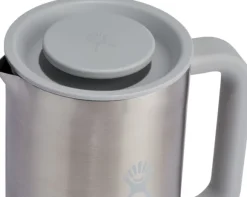 Hydroflask French Coffee Press kahvipuristin, 946 ml, harmaa