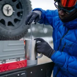 Hydroflask French Coffee Press kahvipuristin, 946 ml, harmaa