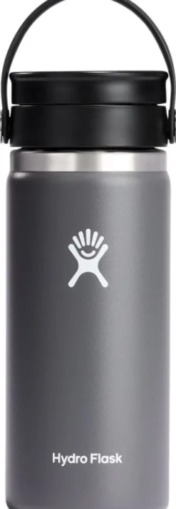 HydroFlask Insulated Coffee Flex Sip termosmuki, 473 ml, tummanharmaa