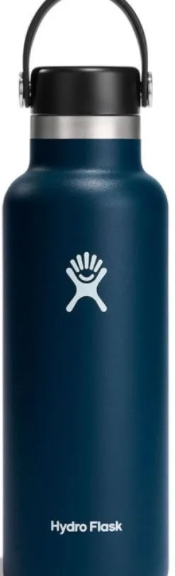 HydroFlask Insulated Standard Mouth Flex juomapullo, 532ml, tummansininen