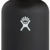 HydroFlask Insulated Wide Mouth Flex juomapullo, 1900ml, musta