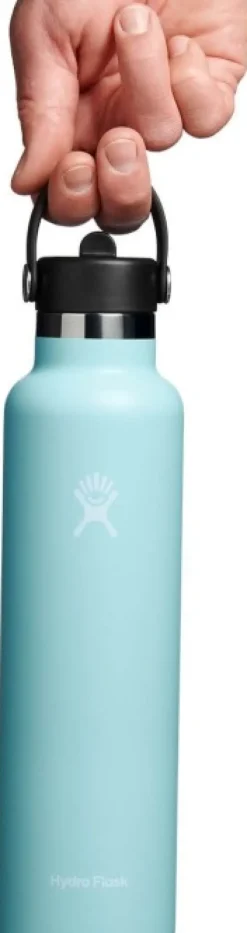 Hydroflask Std Flex Straw juomapullo pillillä, 621 ml, vaaleansininen