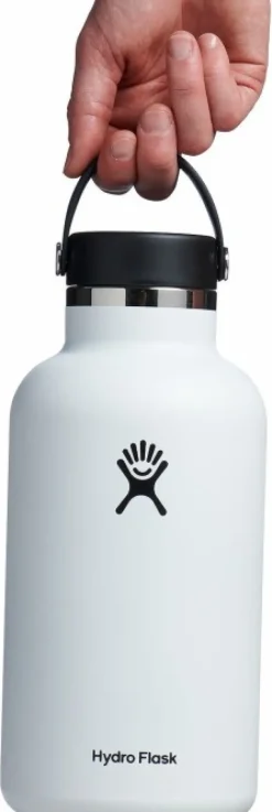 HydroFlask Wide Flex 1900 ml juomapullo, White