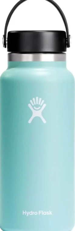 Hydroflask Wide Mouth Flex juomapullo, 946 ml, vaaleansininen