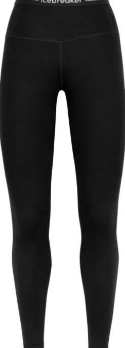 Icebreaker 260 Tech High Rise Leggings naisten kerrastohousut, musta